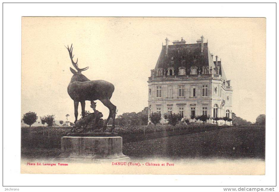 Dangu: Chateau Et Parc, Cerf (12-3971) - Dangu