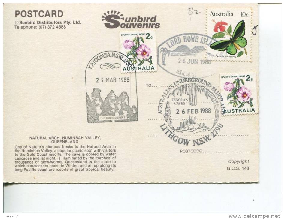 (665) Australia - QLD - Numinbah With Special Cancel At Back - Autres & Non Classés