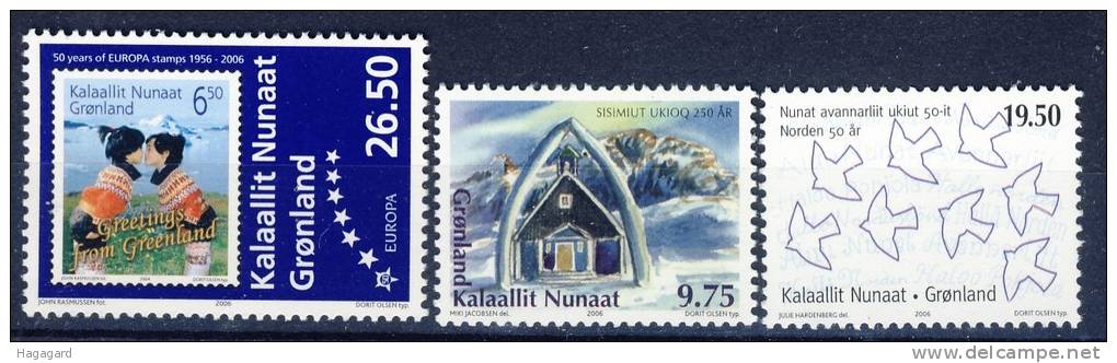 ##Greenland 2006. Michel 457-59. MNH(**). - Unused Stamps