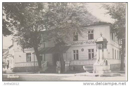 Buckow Brandenburg Central Hotel Mit Brunnen Sw 1956 - Buckow