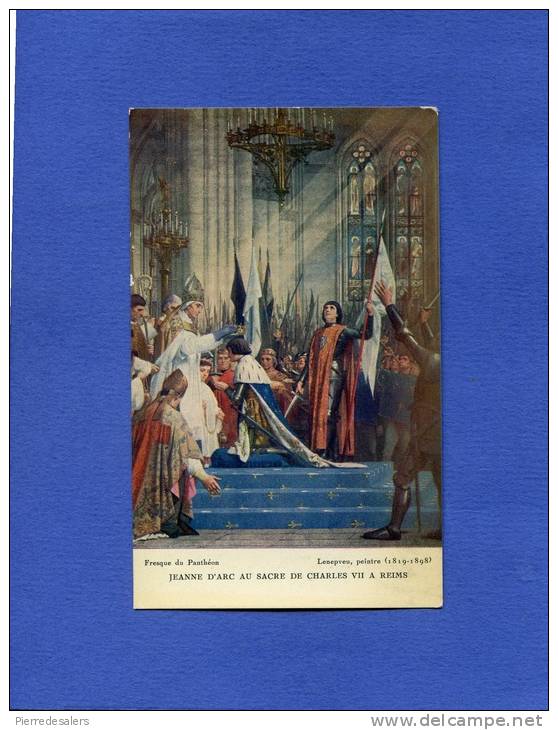 NCI - Hémoglobine DESCHIENS - Sacre De Charles VII à REIMS Par Lenepveu - Jeanne D´Arc - Pharmacie - Geschichte