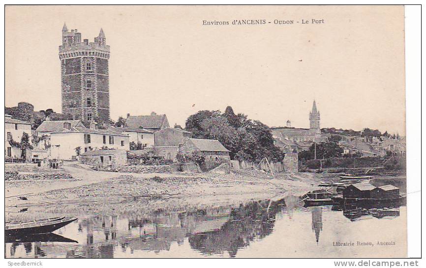 20854 OUDON ( LOIRE ATLANTIQUE ) - Environs D'ANCENIS - Le Port  -librairie Renou - - Ancenis