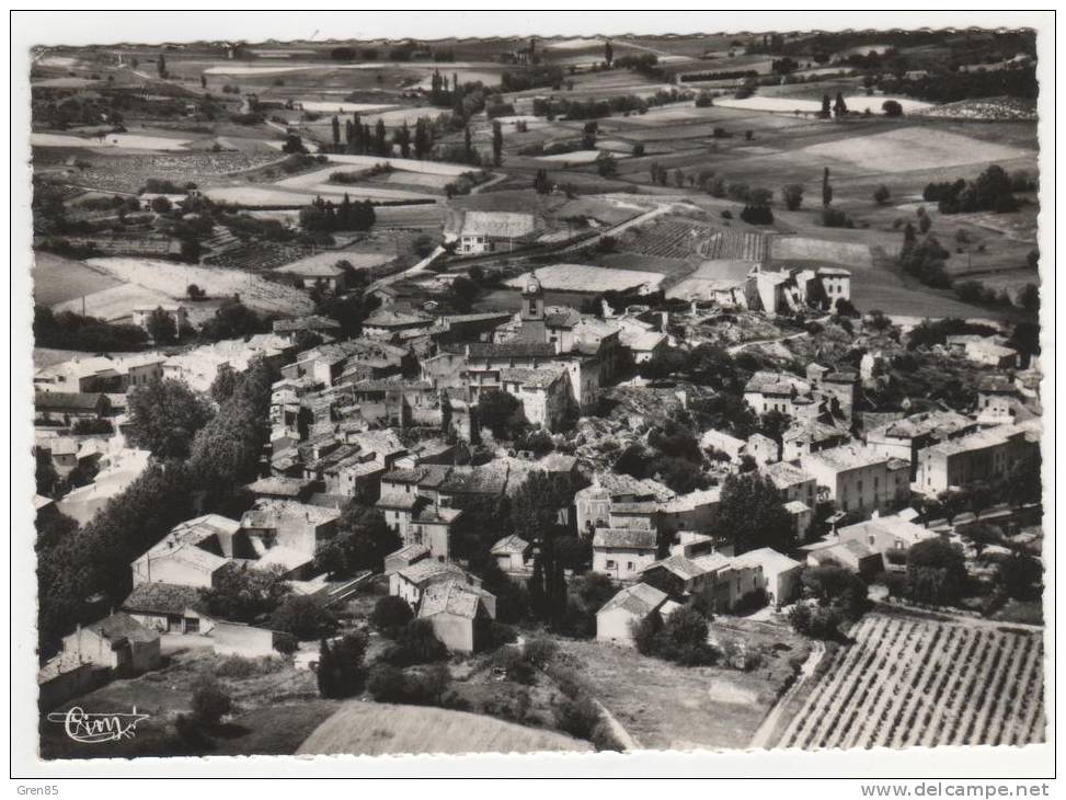 CPSM MORMOIRON, VUE GENERALE AERIENNE, VAUCLUSE 84 - Mormoiron