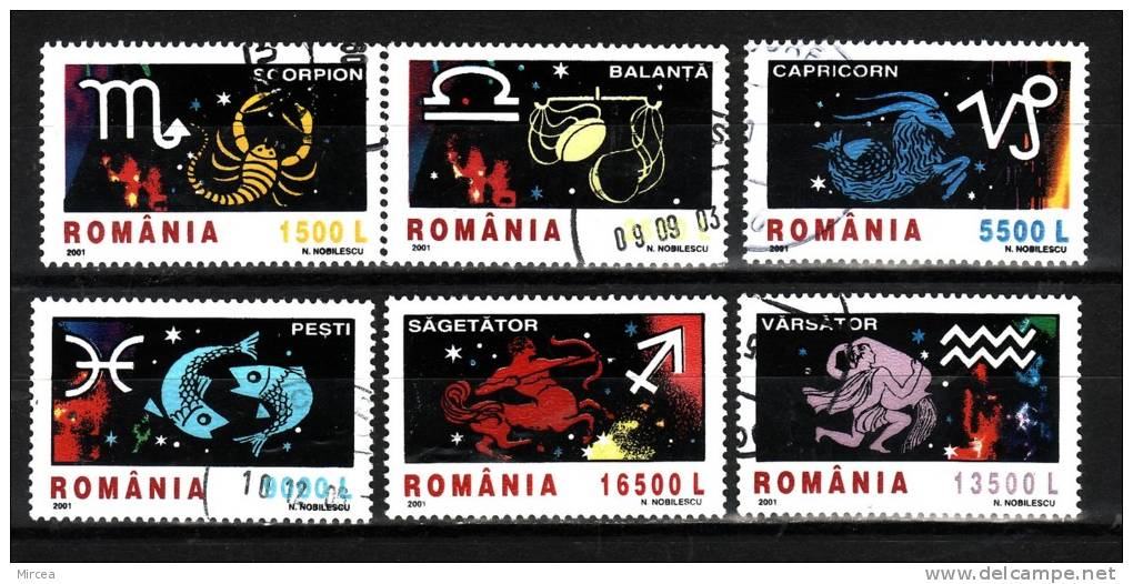 Roumanie 2002  Yv. No. 4729-34 ,  Serie Complete ,   Oblitere - Gebraucht