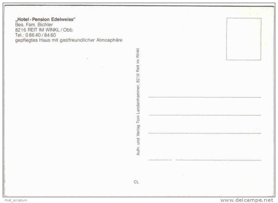 Allemagne - Reit Im Winkl - Hotel Pension Edelweiss - Reit Im Winkl