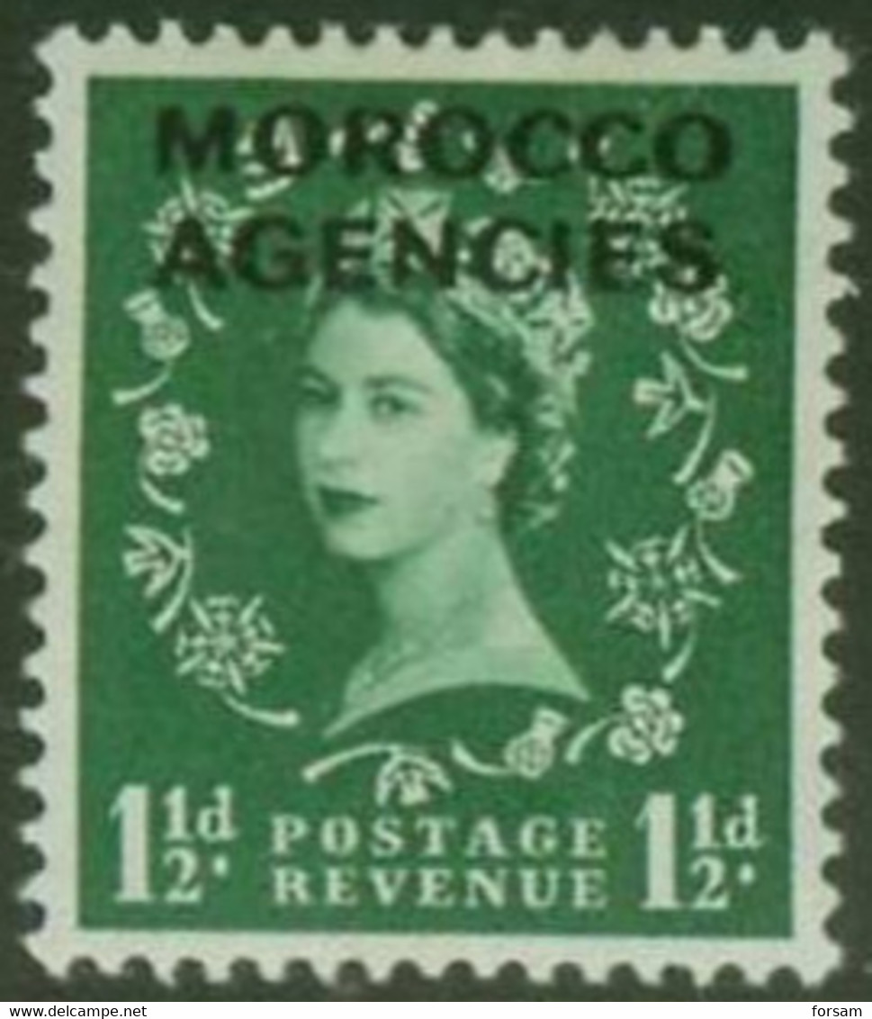 MOROCCO (BRITISH POST IN MOROCCO)..1952..Michel # 103...MLH. - Bureaux Au Maroc / Tanger (...-1958)