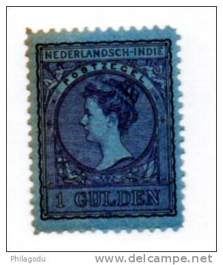 1903  Wilhelmine, 58*, Cote 80 €,  Beau Centrage   Mooi Gecentreerd - Niederländisch-Indien