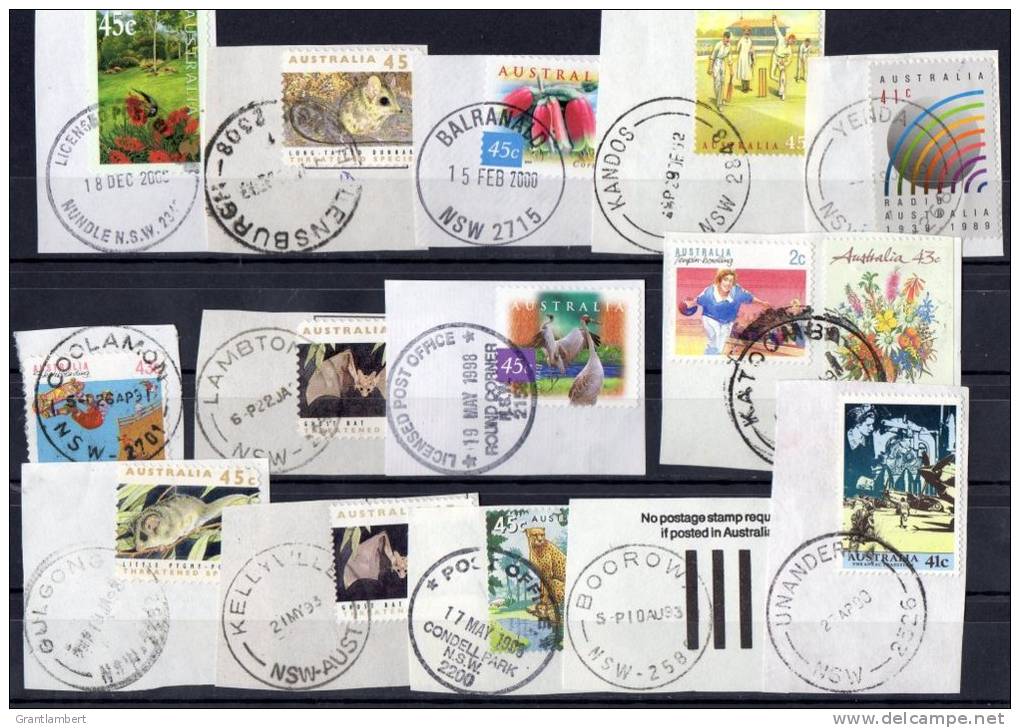 Australia Postmark Collection New South Wales - 14 Distinct Marks D - Marcophilie