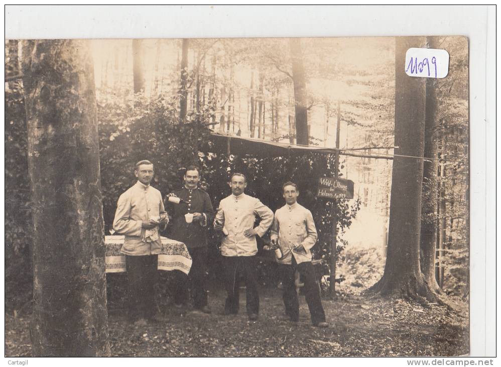 CPA- 11099-Allemagne-Minden - Carte Photo (militaria)  Exercice En Forêt Près "Holzen" En Août 1913-Envoi Gratuit - Minden