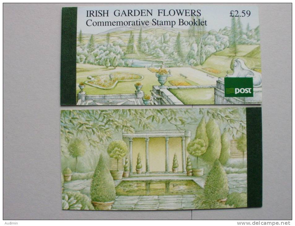 Irland 729/32 MH 15 Booklet 15 ** MNH, Irische Gartenblumen - Carnets