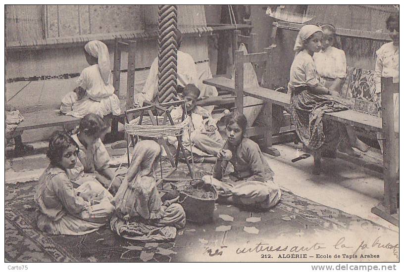 Algérie - Travail Enfants - Tissage Métier - Enfants