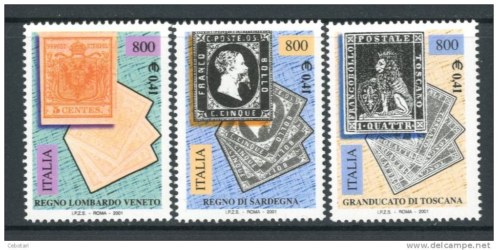 ITALIA / ITALY 2001** - Regno Lombardo Veneto - Regno Di Sardegna - Regno Di Toscana - 3 Val. Come Da Scansione - 2001-10: Mint/hinged