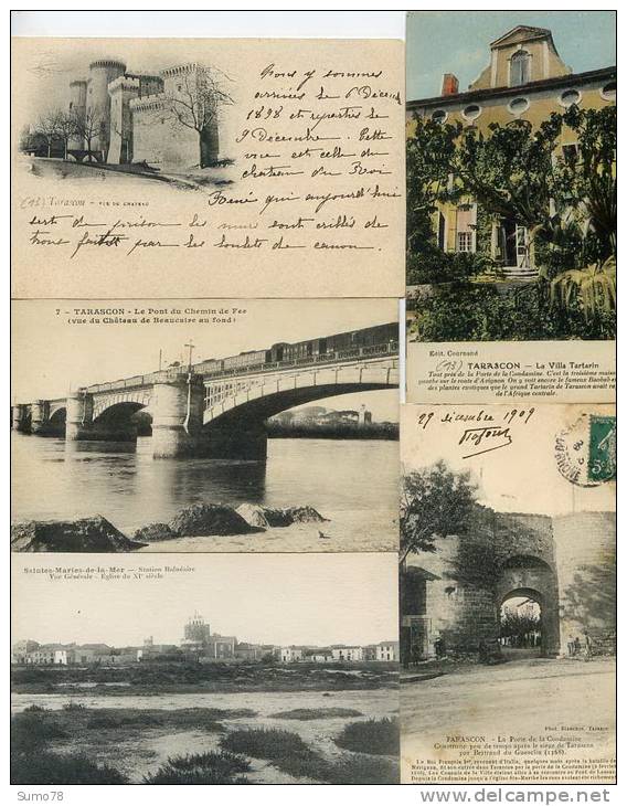 LOT De 18 CPA / CPSM - BOUCHES DU RHONE - 13 - LES BAUX - ROQUEFAVOUR - LES SAINTES Et Autres - Ttes Scannées - Other & Unclassified