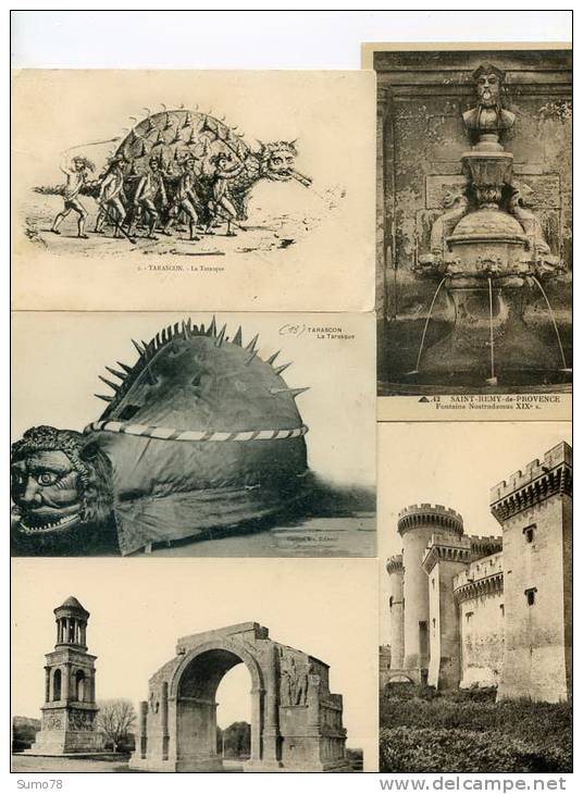 LOT De 18 CPA / CPSM - BOUCHES DU RHONE - 13 - LES BAUX - ROQUEFAVOUR - LES SAINTES Et Autres - Ttes Scannées - Other & Unclassified