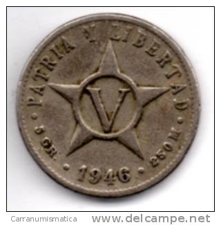 CUBA 5 CENTAVOS 1946 - Cuba