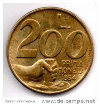 SAN MARINO 200 LIRE 1991 - Saint-Marin