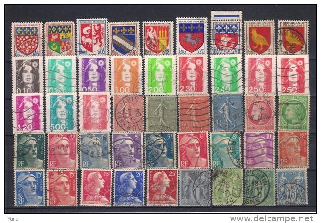France Lot 10  3 Scans 115 Different Used - Sonstige & Ohne Zuordnung