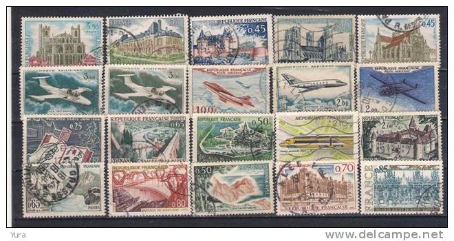 France Lot 7  2 Scans 40  Different Used - Andere & Zonder Classificatie