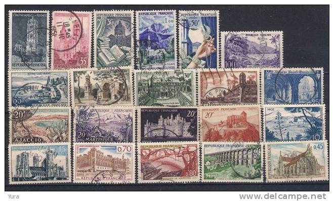 France Lot 6   2 Scans 40  Different Used - Altri & Non Classificati