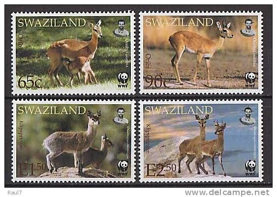 SWAZILAND - 2001 - Faune En Danger, WWF - 4v Neufs // Mnh - Swaziland (1968-...)