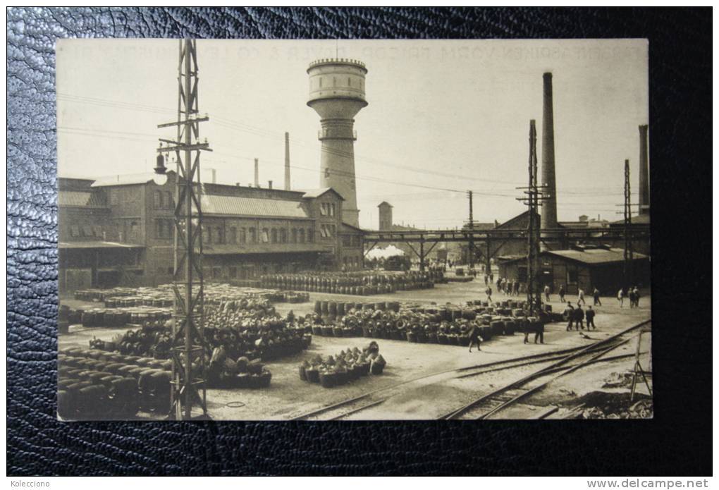 Postcard Farbenfabriken Vorm. Friedr. Bayer & Co Leverkusen - B. 1 Ein Fabrikhof - Factory - Leverkusen