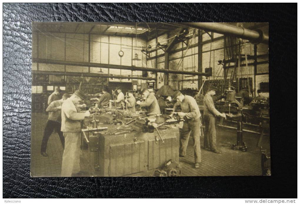 Postcard Farbenfabriken Vorm. Friedr. Bayer & Co Leverkusen - B. 11 Lehrlinswerstätte - Factory Training Workshop - Leverkusen