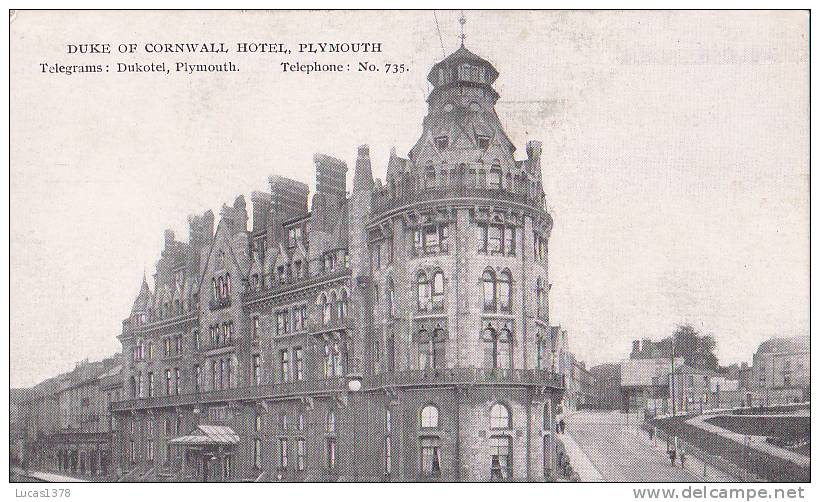PLYMOUTH / HOTEL DUKE OF CORNWALL - Plymouth