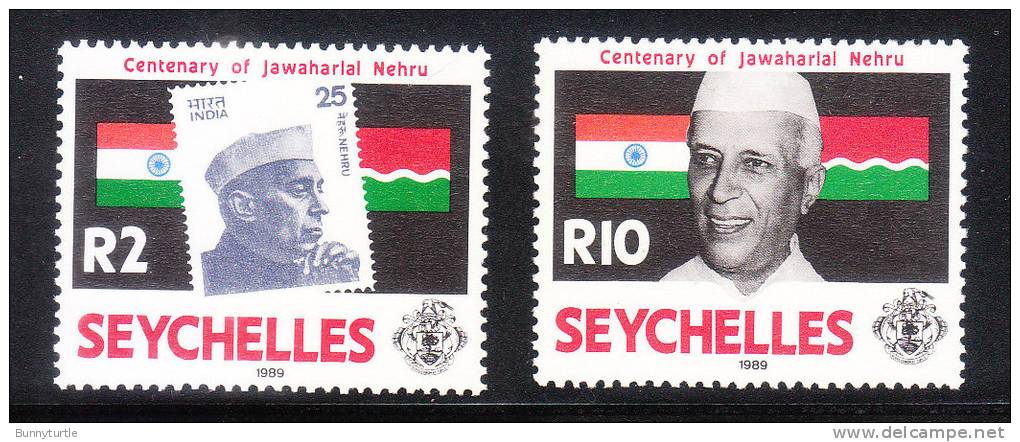 Seychelles 1989 Jawaharlal Nehru Prime Minister Of India MNH - Seychelles (1976-...)