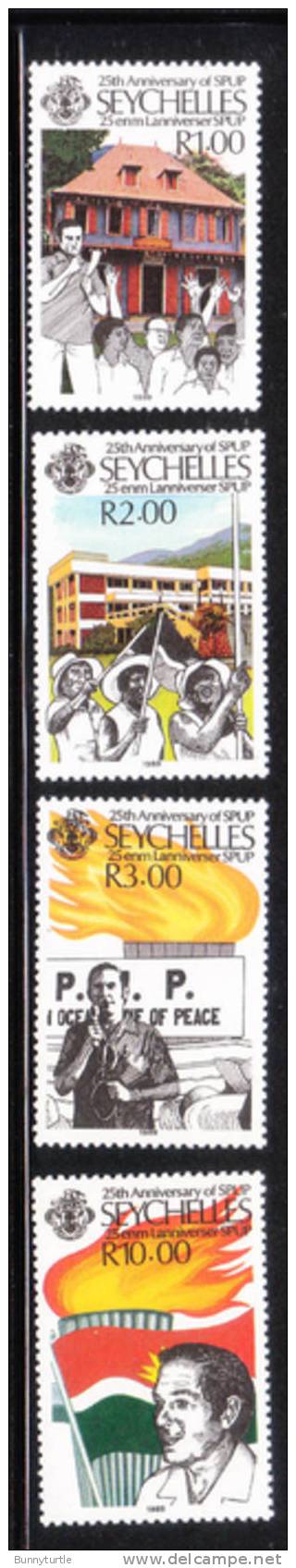 Seychelles 1989 People's United Party SPUP 25th Anniversary MNH - Seychellen (1976-...)