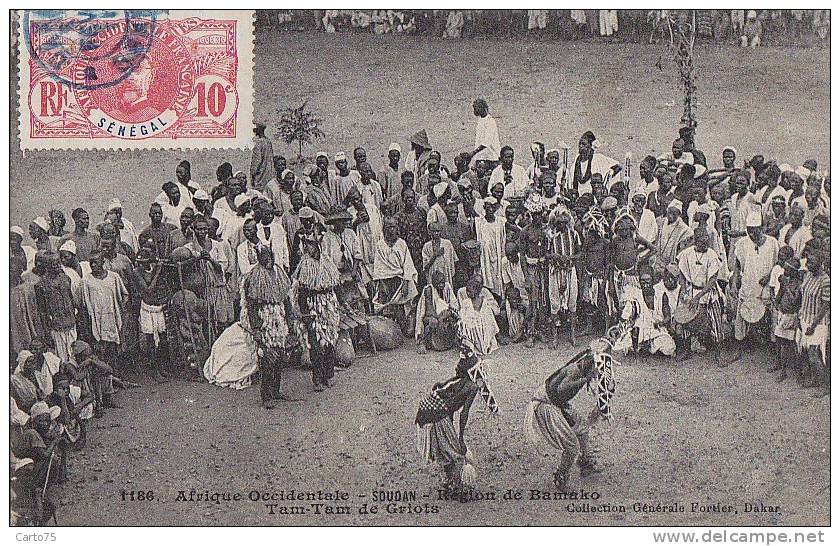 Afrique - Soudan - Bamako - Danse  Tam Tam Griots - Sudan