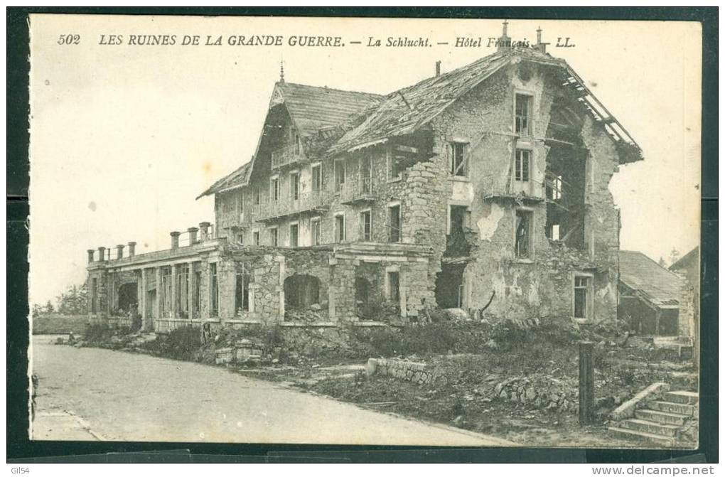 Les Ruines De La Grande Guerre - Gérardmer - La Schlucht - Hotel Français   Ua114 - Gerardmer