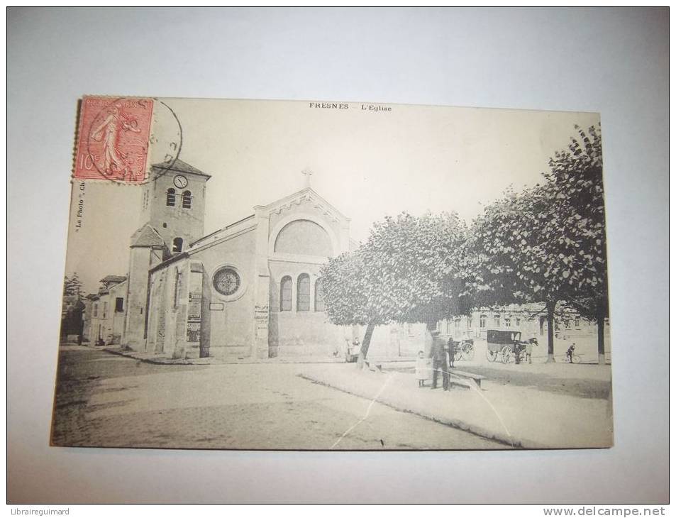 2jop -  CPA  - FRESNES - L'église - [94] Val De Marne - Fresnes