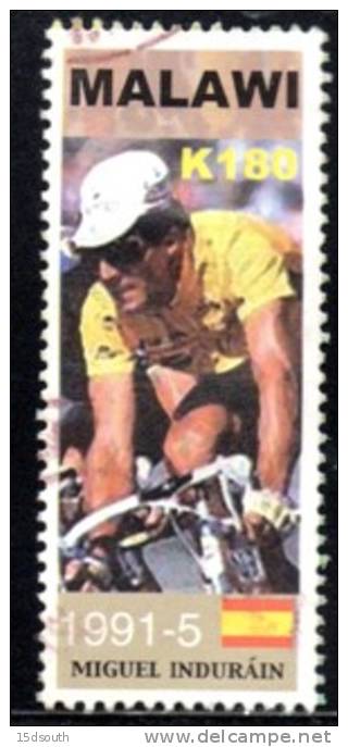 Malawi - 2004 Centenary Of Tour De France K180 Miguel Indurain (o) # SG 1030 , Mi 762 - Malawi (1964-...)