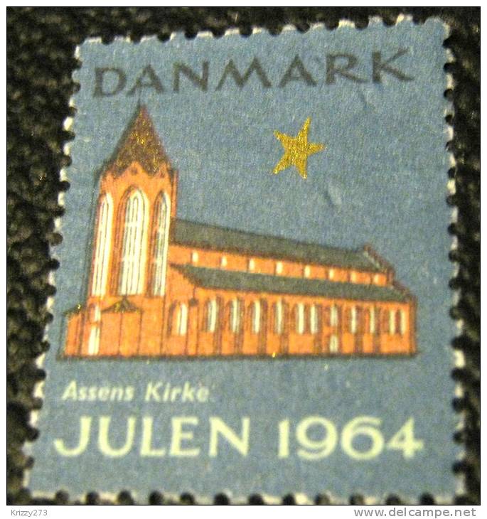 Denmark 1964 Christmas Assen Church - Mint - Unused Stamps