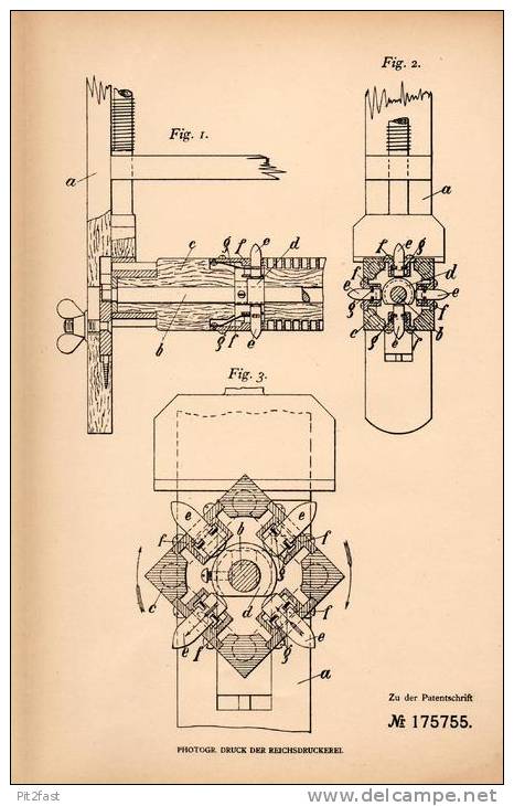 Original Patentschrift - C. Roth In Obergrochlitz B. Greiz , 1905 , Kartenzylinder Für Jaquardmaschinen !!! - Historische Dokumente