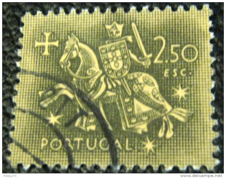 Portugal 1953 Medieval Knight 2.50e - Used - Used Stamps