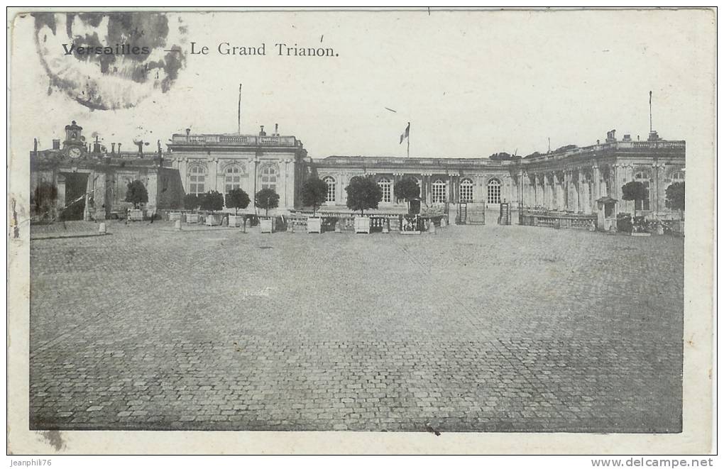 78 Saint-Cyr Cachet FM"parc De Groupement De Bétail*St-Cyr (manuscrit)* L-officier Gérant Le Parc" - Guerre De 1914-18