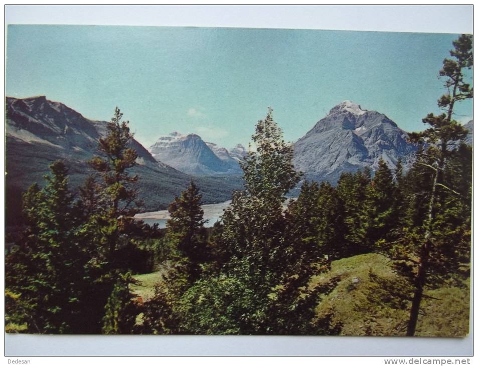 Carte Postale Mountains In Glacier National Park Montana 1973 - NO21 - Autres & Non Classés