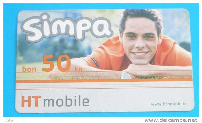 SIMPA - Bon 50. Kuna ( Croatia GSM Prepaid Card  ) * HT Mobile Carte Prépayée - Croatia