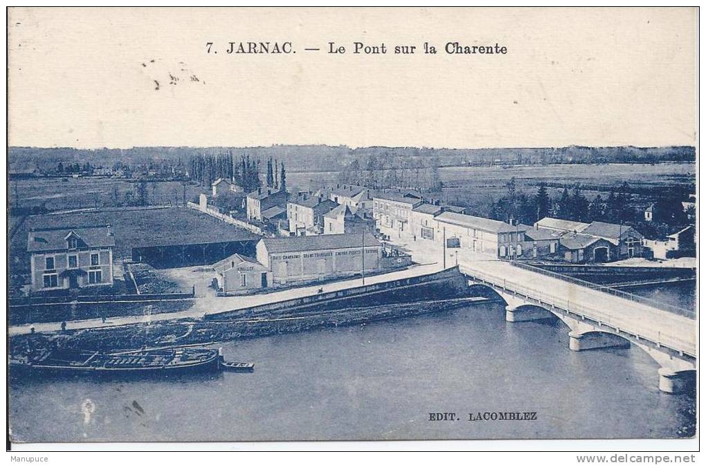 Jarnac Le Pont Sur La Charente - Jarnac