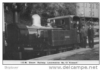 IOM Steam Railway Locomotive No13 KISSAK, Douglas, Isle Of Man (Royal Navy) - CPM Mannin Collection - Eisenbahnen