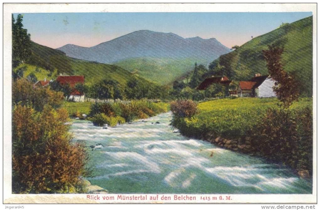 CPSM MUNSTERTAL (Allemagne-Bade Wurtemberg) - Blick Vom Munstertal Auf Den Belchen 1415 M - Münstertal