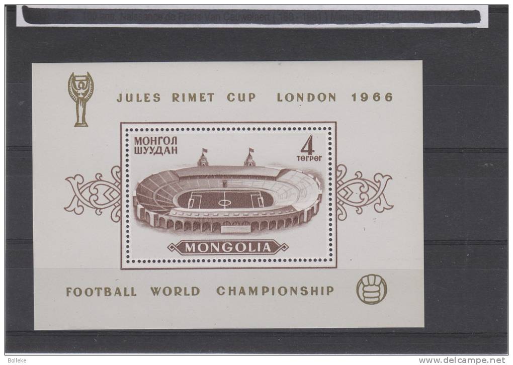 Football - Mongolie - Yvert Bloc 11 ** - MNHstade De Foot - 1966 – England