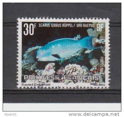 Polynésie Française YT 174 Obl : Poisson , Scarus Gibbus - 1982 - Used Stamps