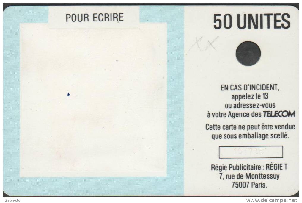 Télécartes - 1987  - Cortot  50 Unités -  SC3   -utilisée -   Bon état - 1987