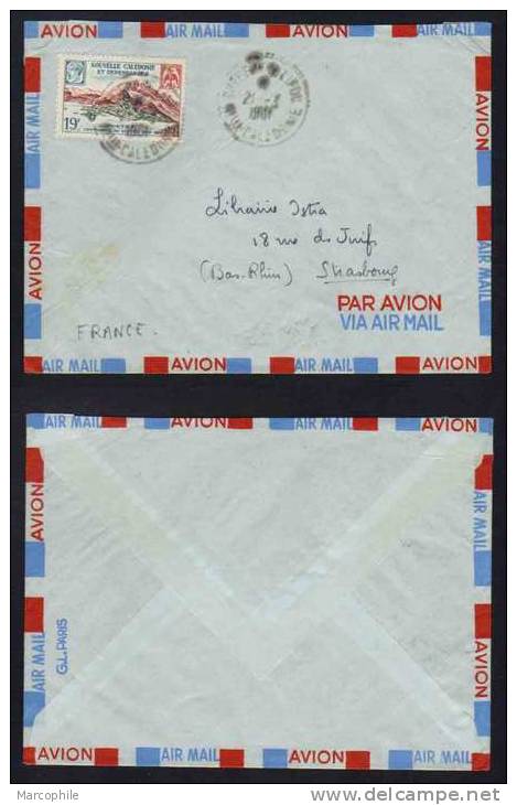 NOUVELLE CALEDONIE - LIFOU - CHEPENEHE  /  1961  - # 300 SUR LETTRE AVION POUR STRASBOURG (ref 3311) - Storia Postale