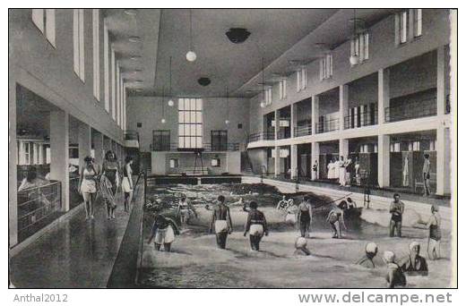 Norderney Schwimmbad Hallenbad Innen Wellenbad Sw 30.5.1959 Nach Ahaus - Swimming