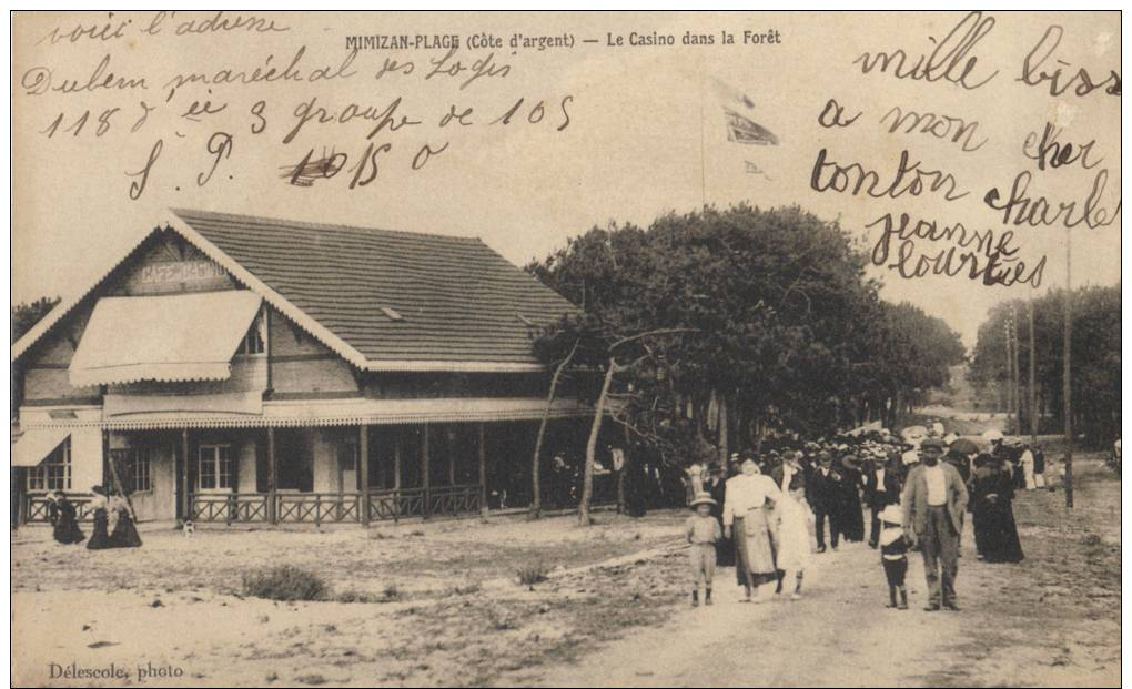 (40)-Mimizan-plage (cote D´argent)- Le Casino Dans  La  Foret  -(2) - Mimizan