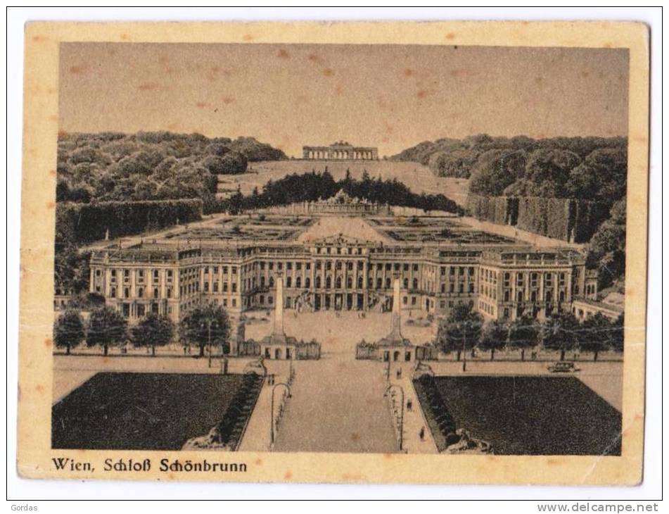 Austria - Wien - Vienna - Schloss Schonbrunn - Schönbrunn Palace