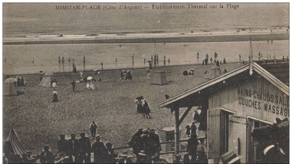 (40)-Mimizan-plage (cote D´argent)--Etablissement Thermal Sur La  Plage - Mimizan